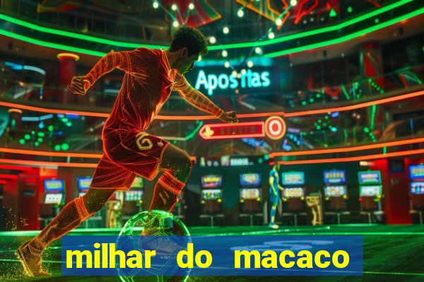 milhar do macaco que mais saem no jogo do bicho